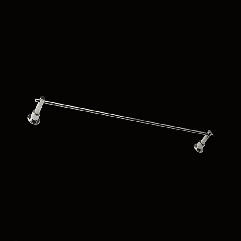 Minimal Towel Bar, Polished Stainless Steel, 1.38" H x 19" L x 2.88" W