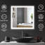 Miroir de salle de bain mural Naliyah Luxora-2026621396