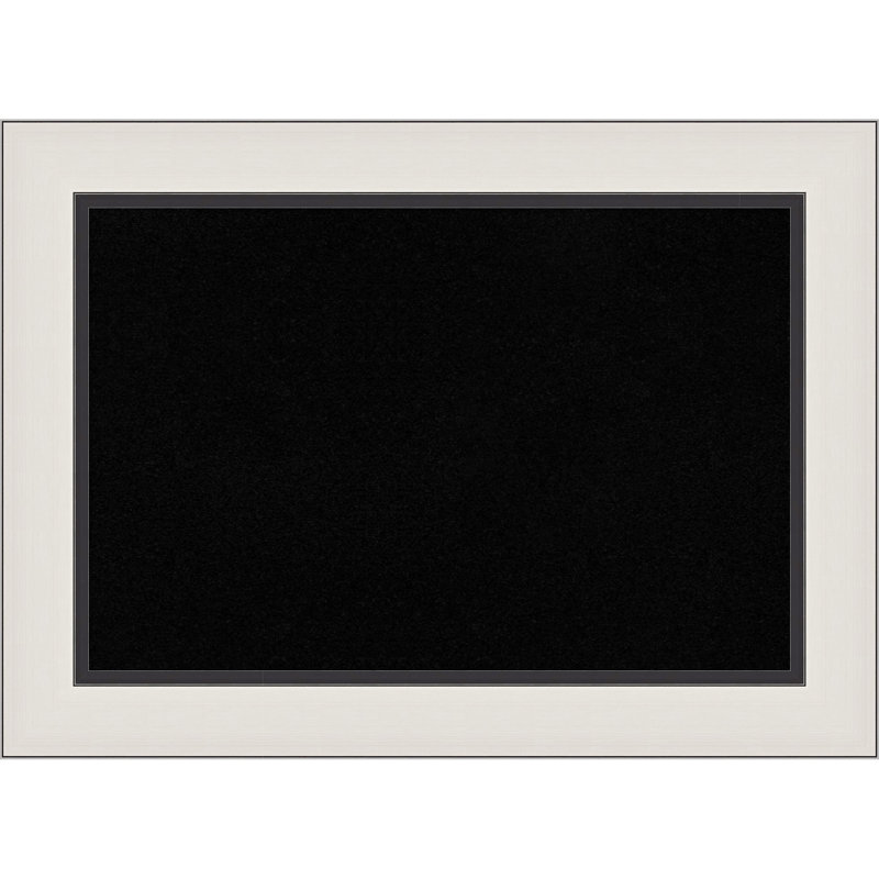 Tableau noir Ellie, cadre noir, tableau d'affichage en liège noir, tableau d'organisation, Noir, H 22 po x l 30 po
