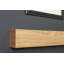 Adam Oak Beam, Hearth & Stove Pipe with Aviemore Stove in Black