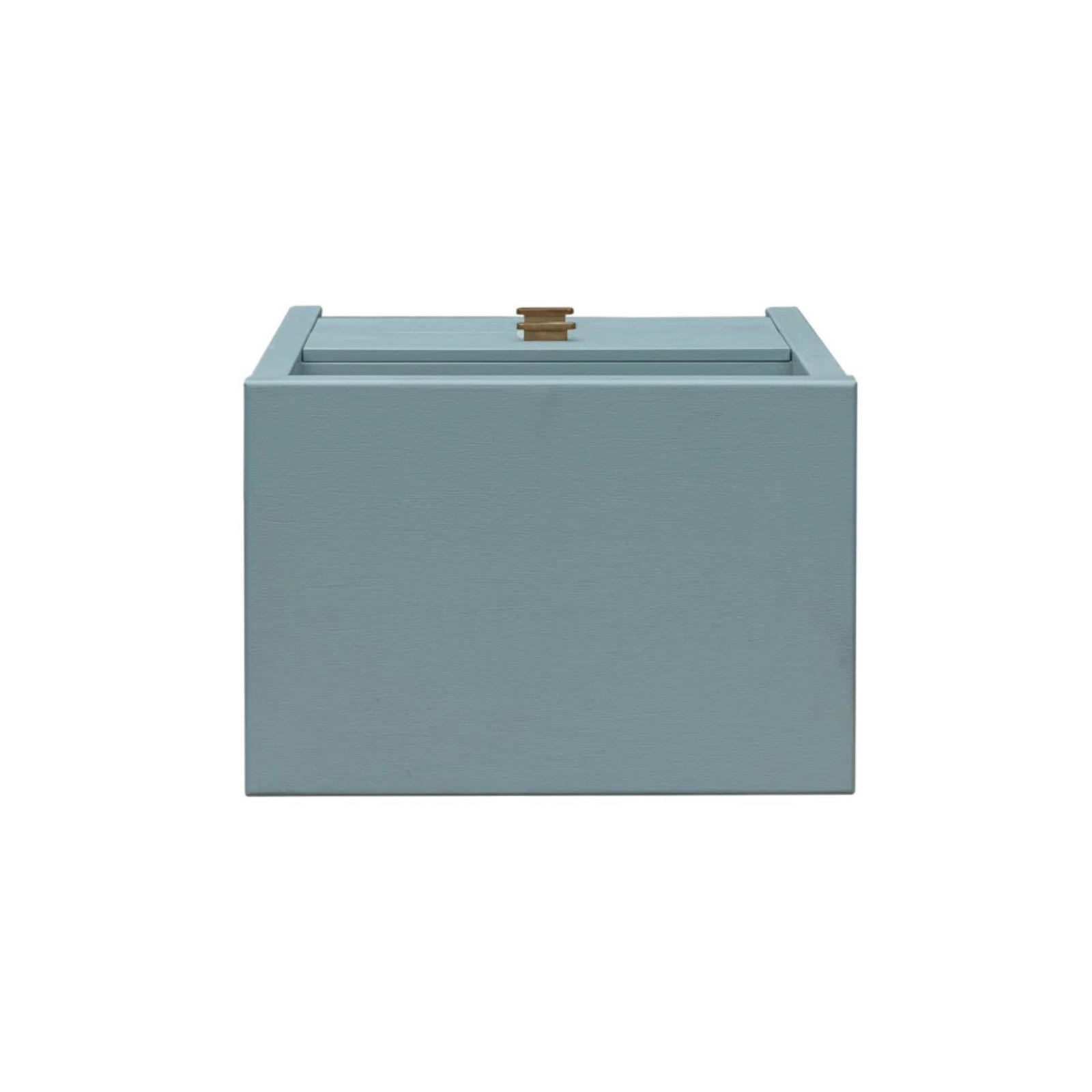 Francisca 2 - Drawer Solid Wood Nightstand, Blue