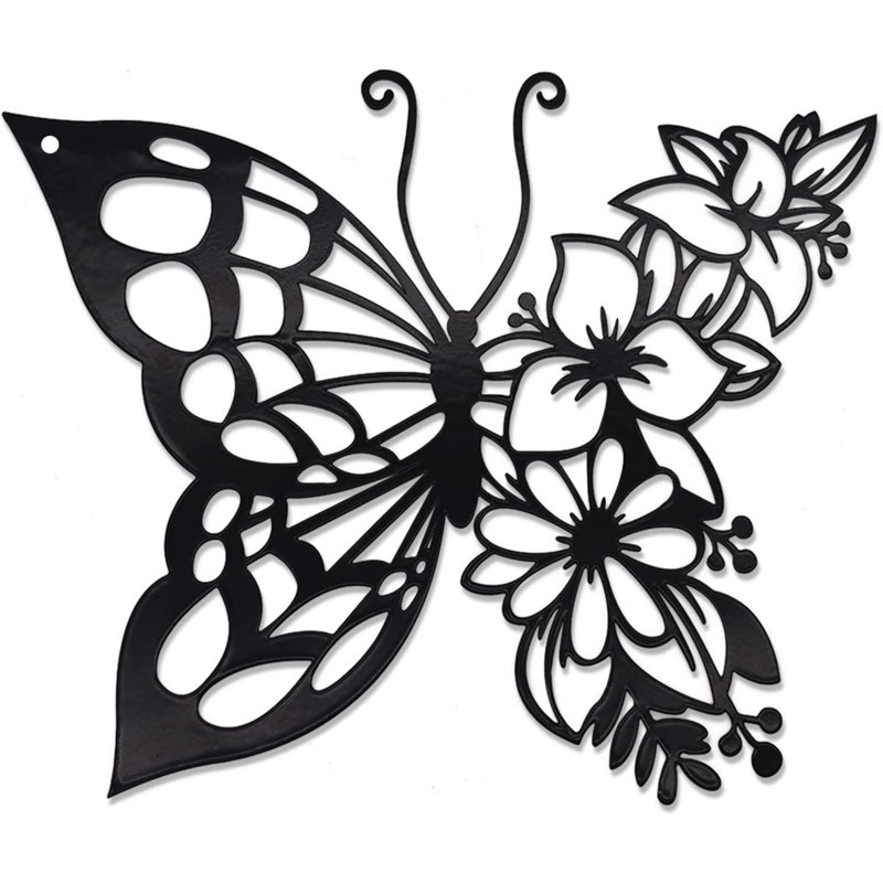 Wall Decor on Metal, 9.8'' H x 11.6'' W x 0.1'' D