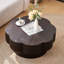 Table basse 31,50 "en forme de fleur moderne (table incluse seulement)-1747124094