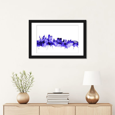 «Sydney, Australie Skyline» par Michael Tompsett, impression sur toile tendue