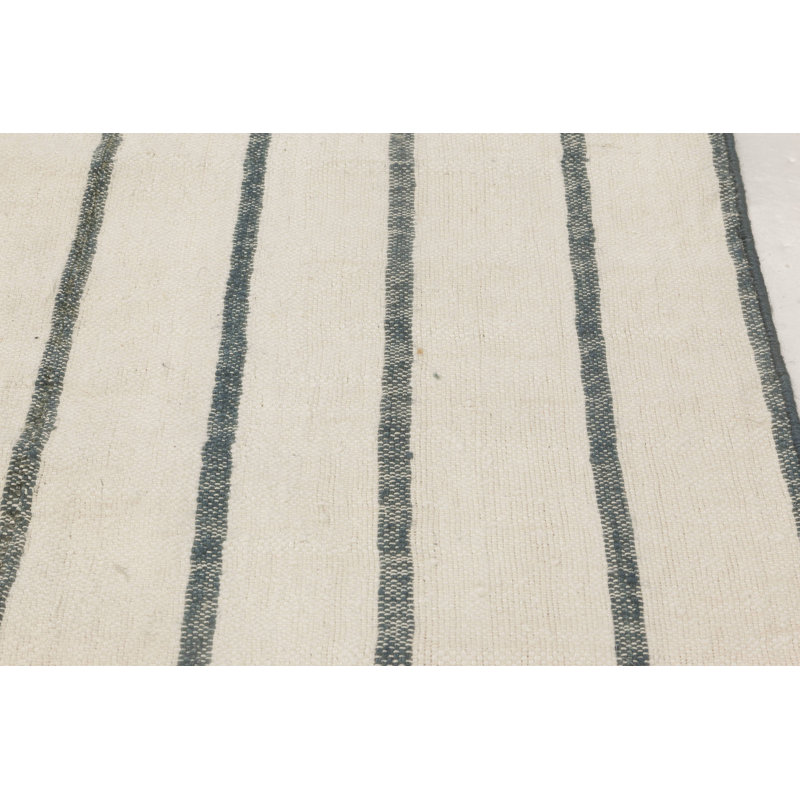 Modern One-of-a-Kind 3'3" X 14'3" New Age Runner Wool Area Rug in