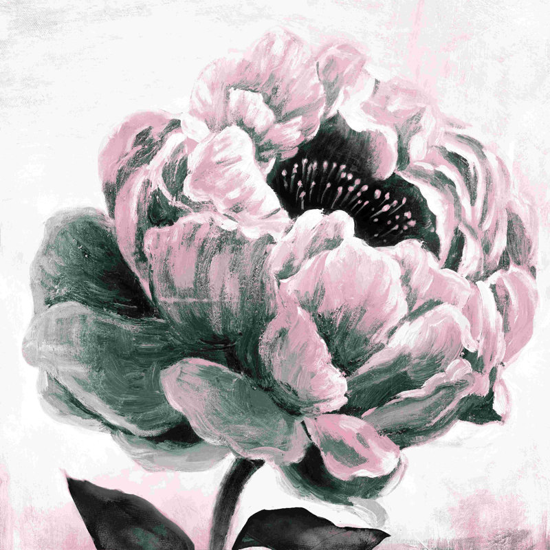 Peinture rose, H 12 po x l 12 po