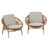 Coussin beige / structure brun clair est en rupture de stock