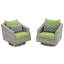 Chaise de patio pivotante avec housses de coussin Sunbrella Fionnula-42121570
