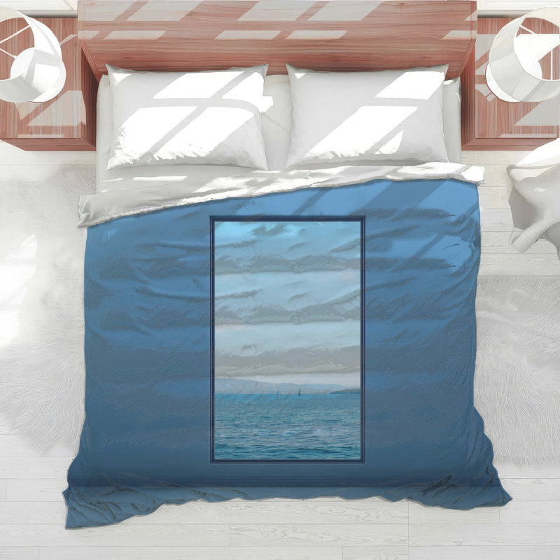 Édredon pour fenêtre Ocean View, Simple extra long