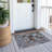 Machine Washable Indoor/Outdoor Kaczor ACN2225 Floral Rug-1554943490