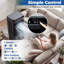 Refroidisseur d'air par évaporation 1800 CFM avec réservoir d'eau 4 gallons 2 modes 3 vitesses 4 sacs de glace noir-131528297
