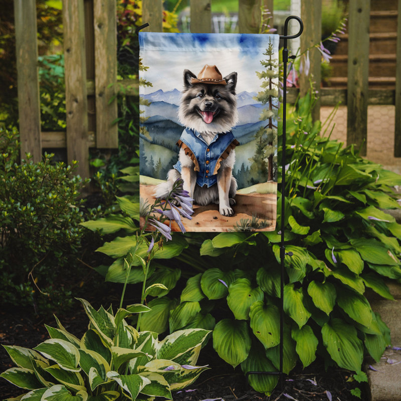 Drapeau Cowboy Welcome Garden, Spitz loup