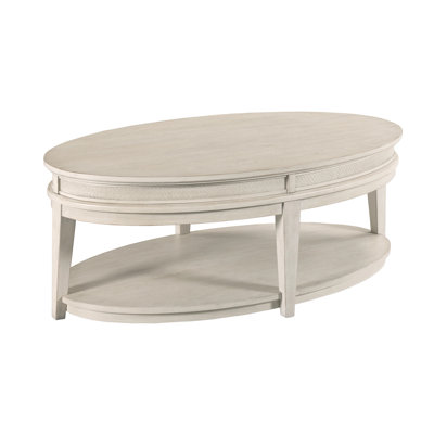 OVAL COFFEE TABLE-CLASSIC WHITE