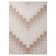 NICOLE MILLER NEW YORK Patio Country Ombre Chevron Outdoor Area Rug, Beige/Cream