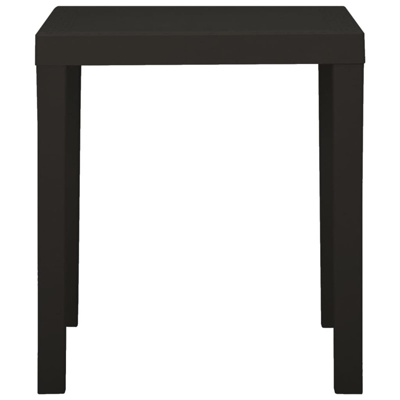 Ethean Rectangular Outdoor Dining Table , 79cm cm W 65cm cm D, Anthratice