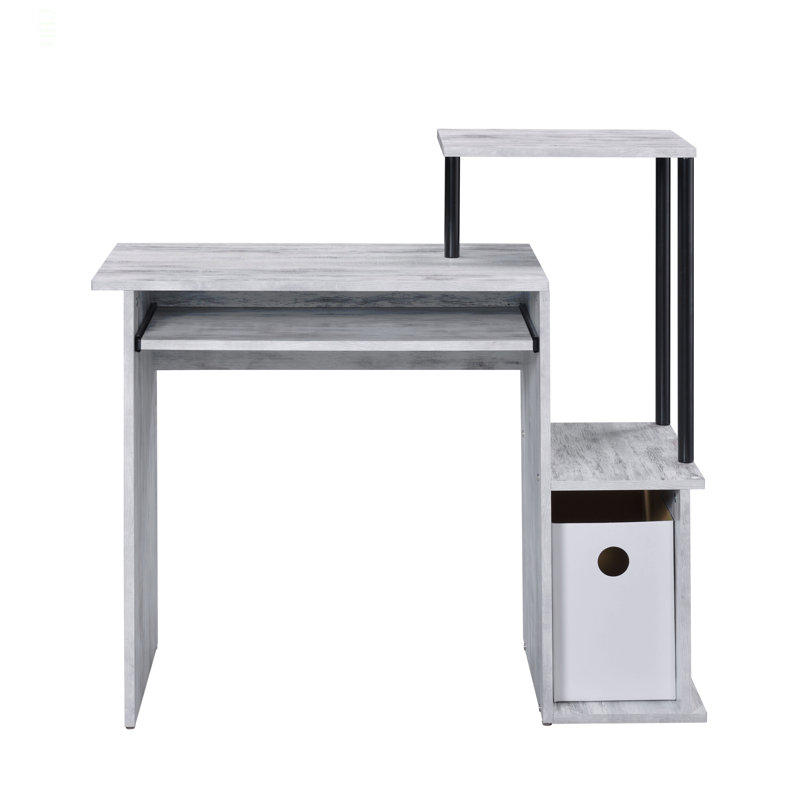 Bureau d'ordinateur avec plateau à clavier