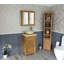 Scoggins 515mm Single Bathroom Vanity with Vessel Stone Basin-1478647338
