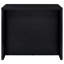 Irving Black Freestanding Home Bar with Open Storage