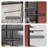 60x62 Inch Standard Size Frameless Aluminum Shower Door, Dual Sliding Doors with Quiet Soft-Close Track, Easy 30-Min Install, Enhanced Leak Protection with Lengthened Water Guard