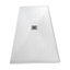 W D Rectangular Base Shape Single Shower Base Integrated Seat Included