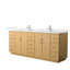 Elan TK 84" Freestanding Double Bathroom Vanity with Quartz Top-1229239837-1229239840-1229239842