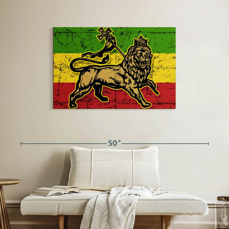Borges lion de Juda, H 26 po x l 39 po