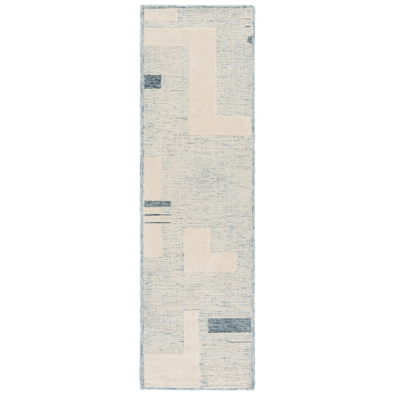 Harvest Hand Tufted Wool; Cotton Geometric Indoor Rug, 6'-0" x 6'-0" Round