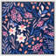 Impression sur toile de décorations murales encadrées botaniques abstraites bleues et roses-108345231-108345232