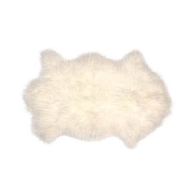 Single pelt Tibetan lamb rug