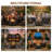 Fire Pit - 32-Inch Outdoor Wood Burning Firepit with Screen, Poker, and Cover - Outdoor Fire Pits for Backyard, Deck, or Patio by Pure Garden (Black)