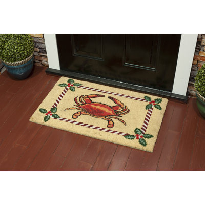 Thor Non-Slip Striped Christmas Doormat