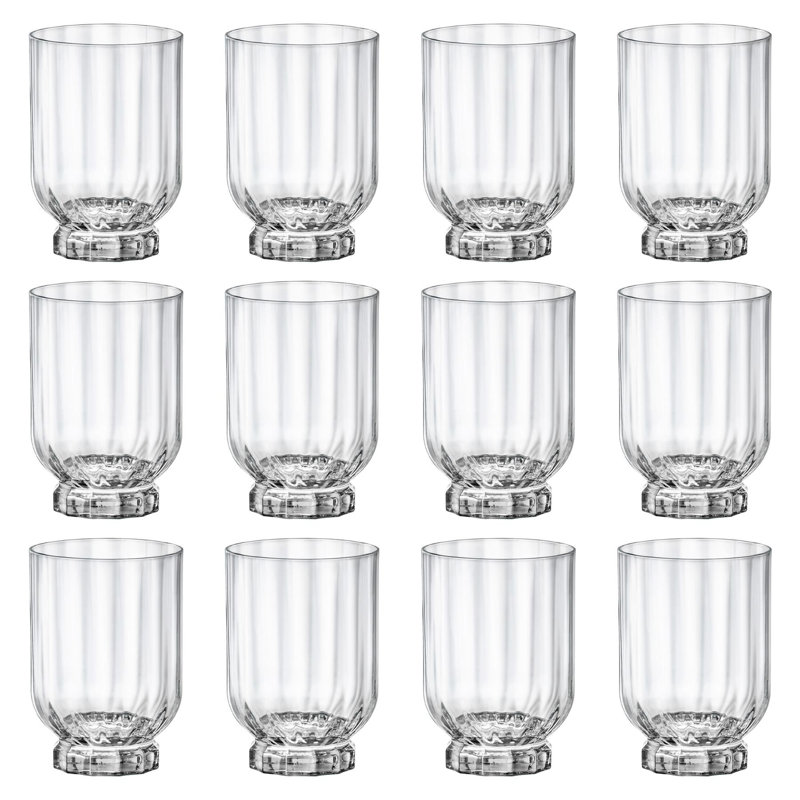 Florian Double Whisky Glasses, 375 oz.
