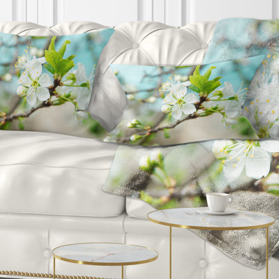 Coussin lombaire floral à ressorts fleur n