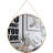 Savien Metal Round Mirror-1342312983
