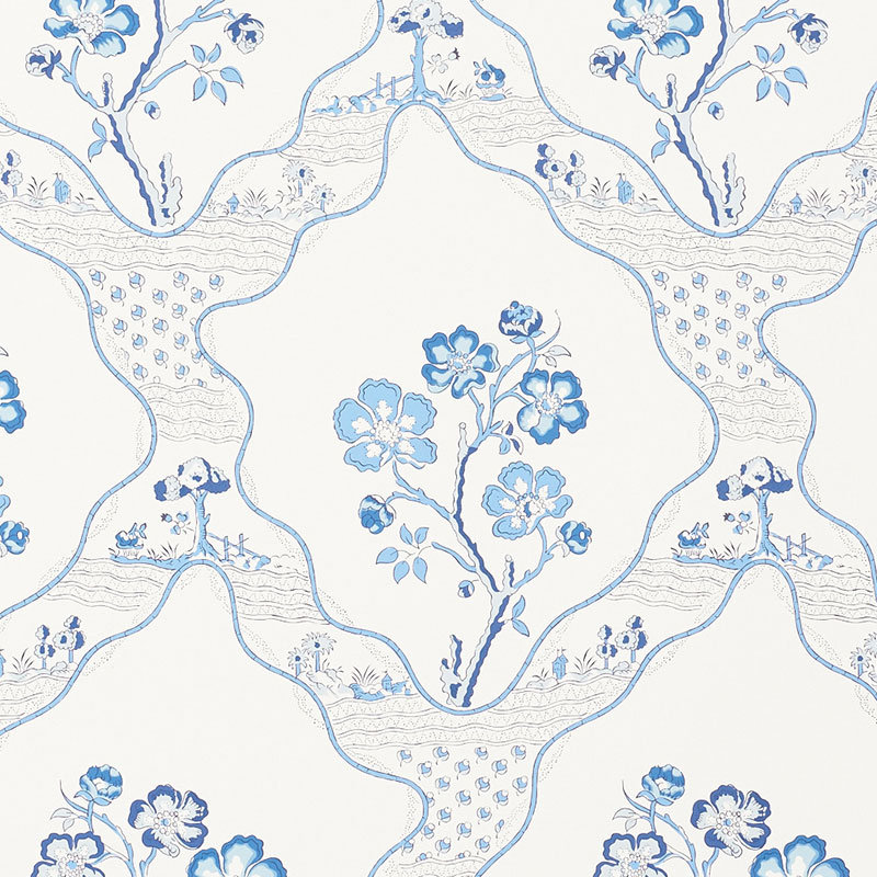 Marella Wallpaper, Delft