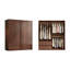 Garde-robe simple couleur noyer classique-111668212