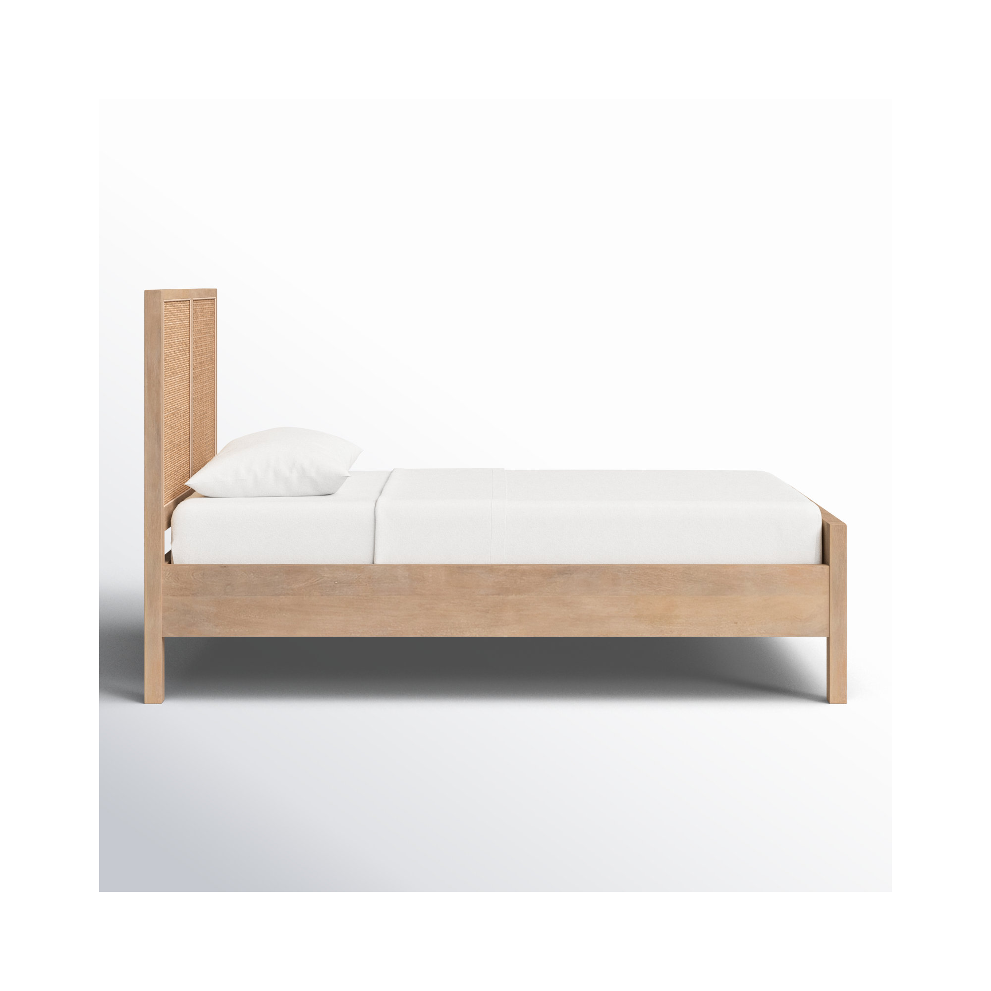 Nellie Cane Bed, Twin, Natural