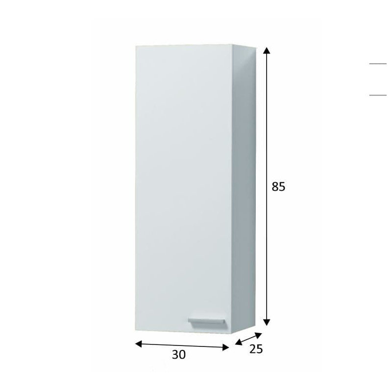 Reynier Wall Mounted Required Linen Cabinet