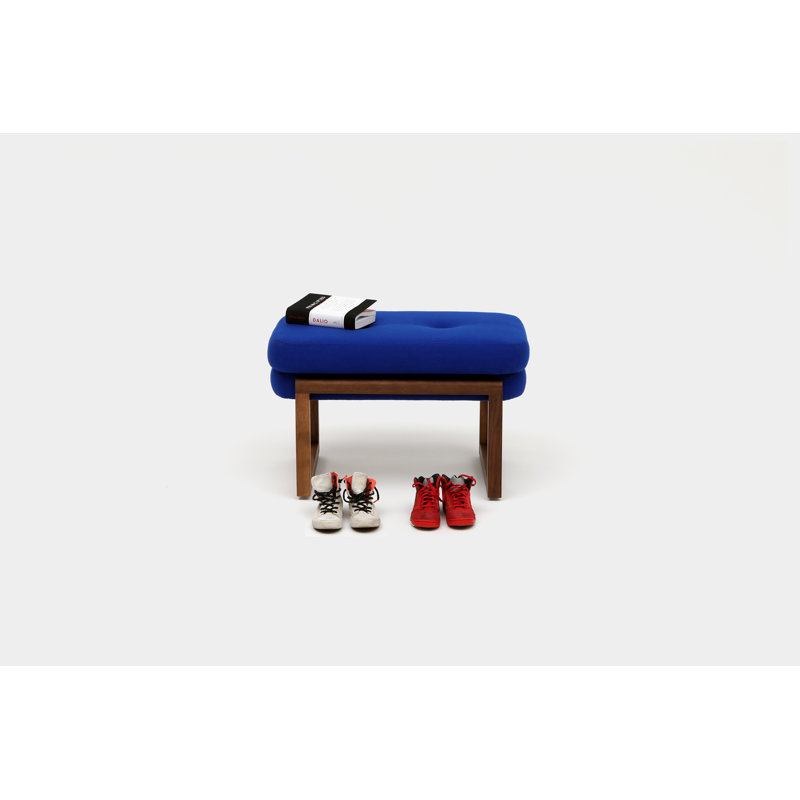 Melinda Upholstered Bench, 18" H x 24" W x 22" D, IKB