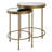 Mirrored Glass Tray Top Nesting Tables