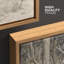 «Deer and Resting Dog in Woodland Scene», reproduction d'art sur toile encadrée dans la chambre principale-853335751-853335750