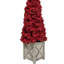 Topiaire de Noël rouge en pot-72613895