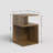 20'' S-Shaped End Table and Bookcase With Open Storage Shelves-1346976519