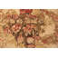 Magnifique tapis roux Bessarabian à motif floral antique