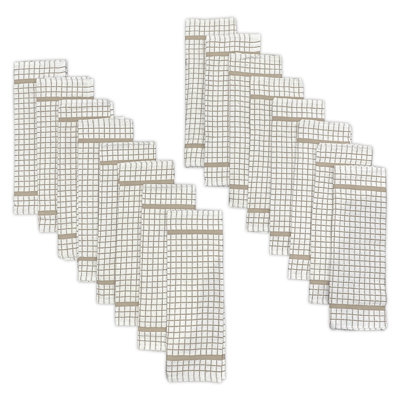 Cotton Checkered Dish Cloth Kitchen Towel