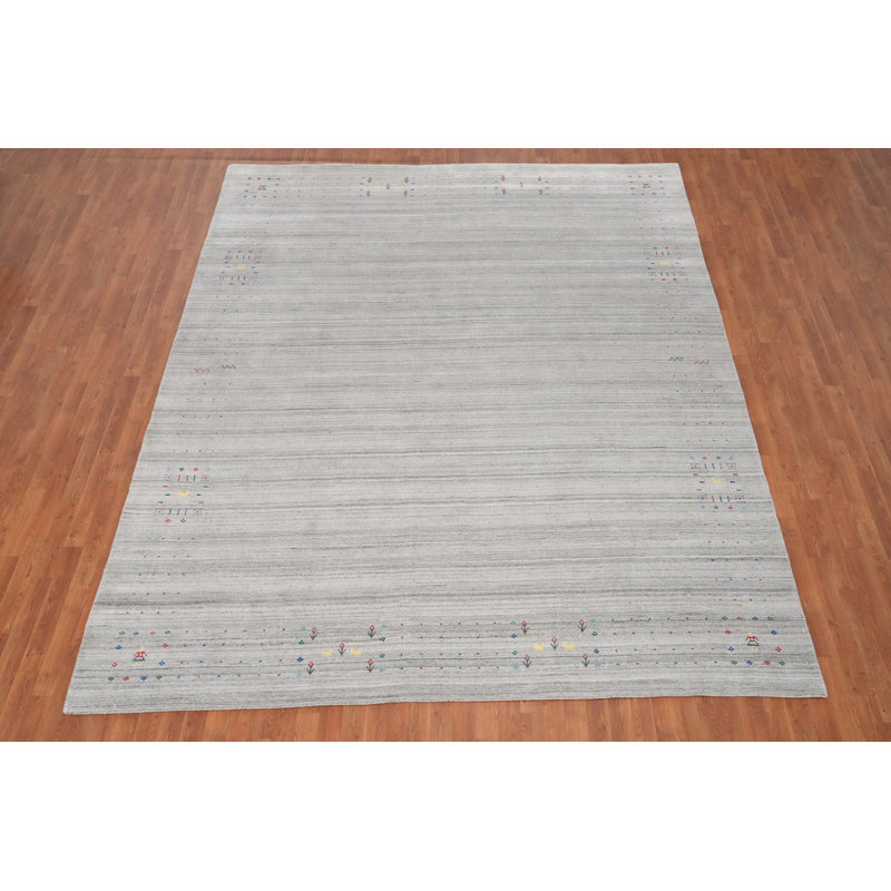 Tapis tribal de style Gabbeh fait à la main 10 x 12