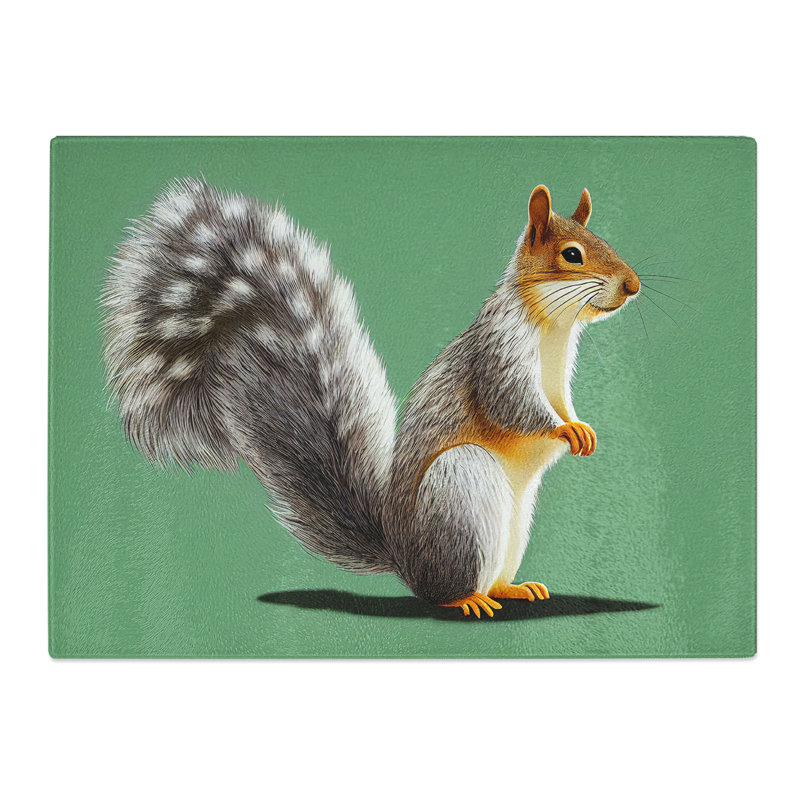 Beauteous Squirrel  Glass Chopping Board