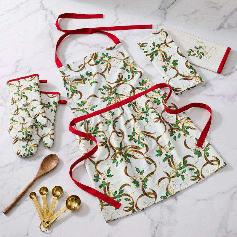 Coffret-cadeau de cuisine Lenox Holiday Nouveau 5 pièces, multicolore