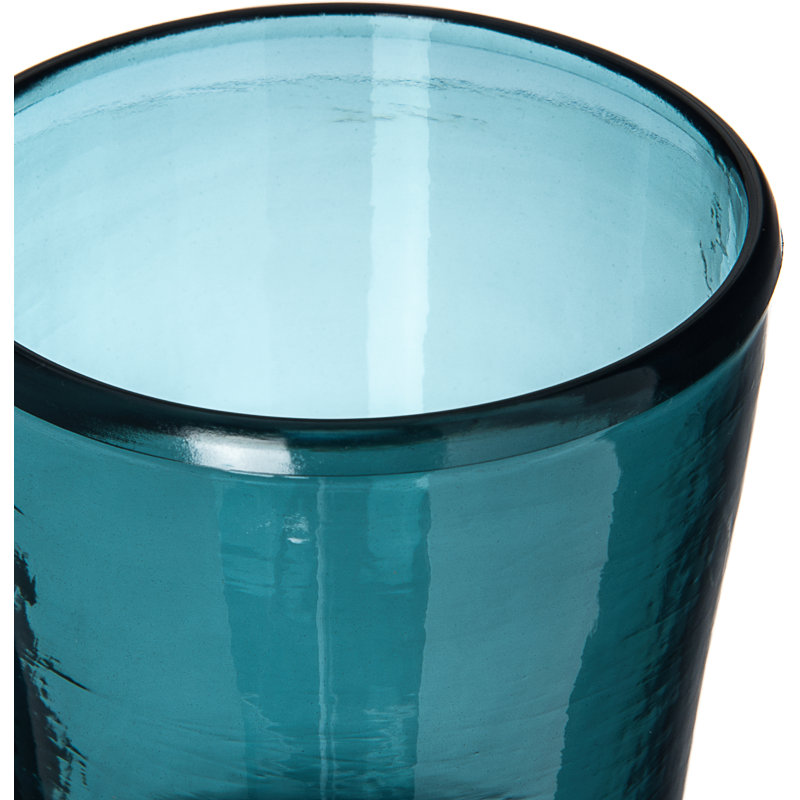 14 oz Plastique verre à whisky, Bleu sarcelle