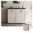 Cream Style Simple Storage Decorative Cabinet Accent Cabinet-101807158